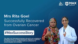 Overcoming Ovarian Cancer with Robotic Surgery | Patient Success Story | Max Hospital, Vaishali