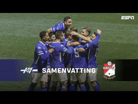 HOOGEVEEN in eerste helft op voorsprong, STUNT in de maak?! 😱 | Samenvatting VV Hoogeveen - FC Emmen