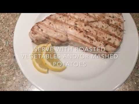 Day 211 - Grilled Blue Marlin Steak