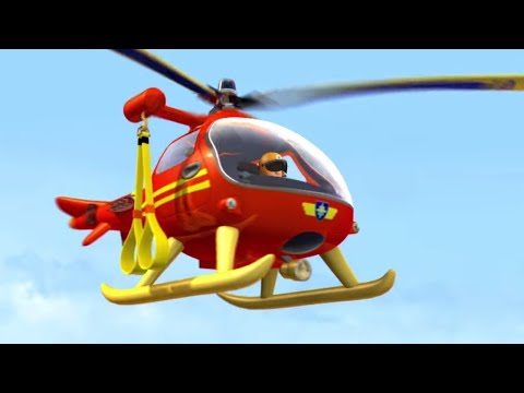 Amici nel cielo! | Sam il Pompiere | Salvataggio in elicottero | Cartoni