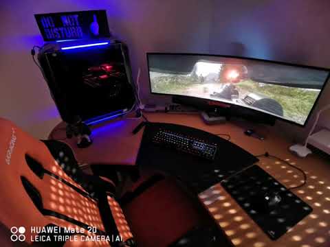 Cooler Master Cosmos C700P i7 Samsung C49HG90 My Gaming Setup