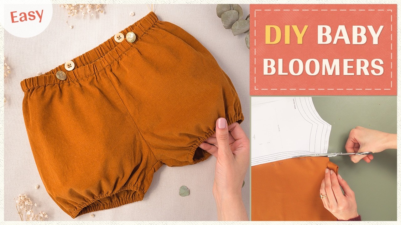 Easy Baby Bloomers Sewing Tutorial – PDF Pattern