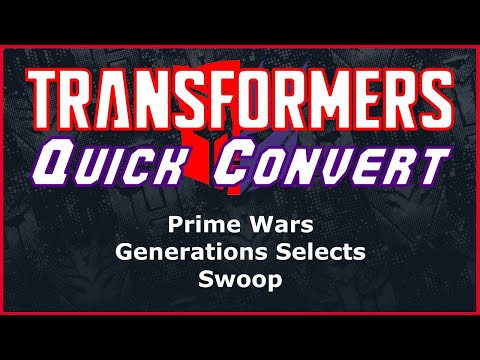 Transformers Prime Wars Generations Selects Deluxe Dinobot Swoop | Quick Convert