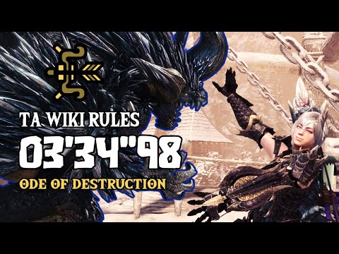 MHWIB : Ode of Destruction Tempered Ruiner Nergigante 03'34''98 TA Wiki Rules