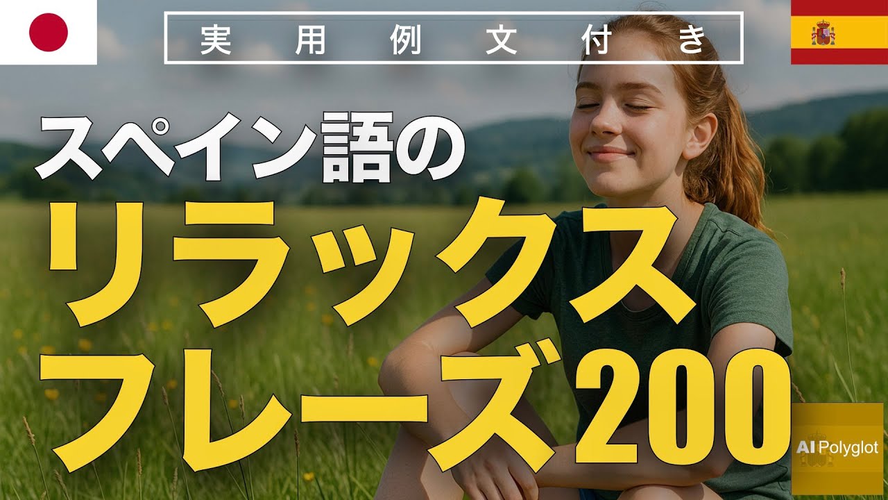 スペイン語のリラックスフレーズ200 | 聞き流し | Spanish | 実用例文付き episode artwork
