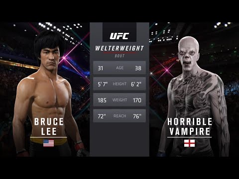 He sucks all his blood😈 Bruce Lee vs. Horrible Vampire