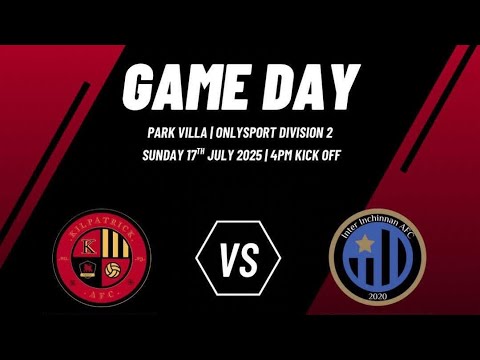 League Match VS Inter Inchinnan