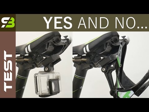 Tacx Bottle Cage Mount + The Mudguard.- YES, The GoPro Saddle Mount - NO.
