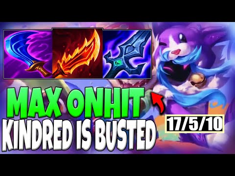 This MAX Onhit Kindred Build Does INSANE DPS! (Delete Any Champ From Existence!)