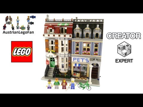 Vidéo LEGO Creator 10218 : L'animalerie (Modular)