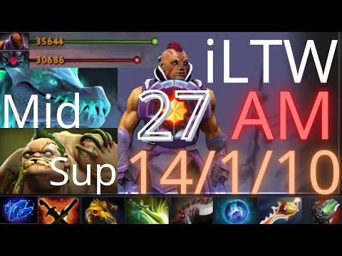 iLTW Anti-Mage vs Axe, TB, WW - which worse draft - dota2