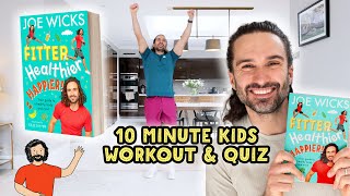 10 Minute Kids Workout + Quiz on The Muscular System | Fitter Healthier Happier
