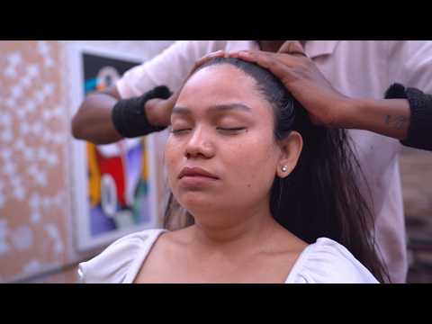 Intense Oil Head Massage ASMR | Indian Massage