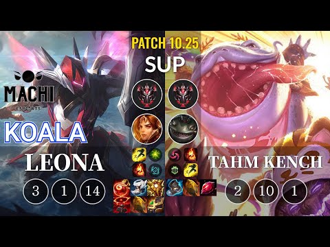 MCX Koala Leona vs Tahm Kench Sup - KR Patch 10.25