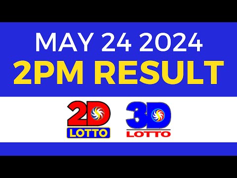 2pm Lotto Result Today May 24 2024 Swertres Ez2