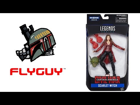 Marvel Legends 6" Abomination Wave Civil War Scarlet Witch Toy Action Figure Review | By @FLYGUY