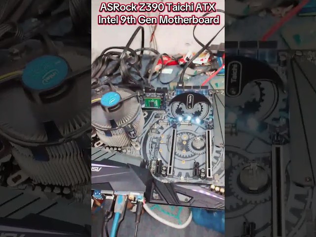 Vídeo relacionado con Placa Madre Fit For ASRock Z390 Taichi Original Desktop 1151 Socket LGA1151 DDR4 SATA3 USB3.0 M.2