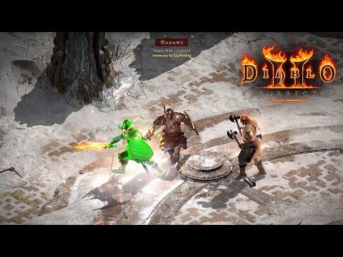 Diablo 2 Resurrected 4K Max Settings Level 99 Barbarian Gameplay