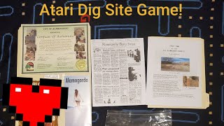 An Atari Dig Site Game! August 7, 2020