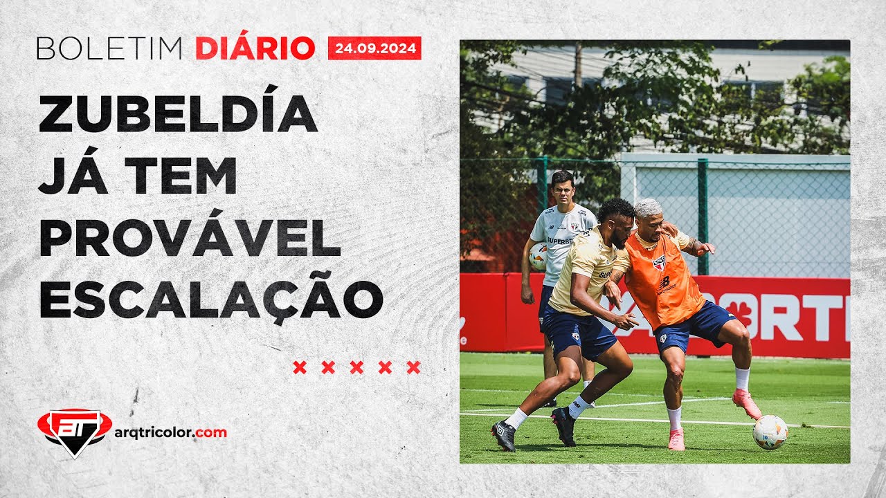 Qual deve ser a ESCALAÇÃO de Zubeldía para a decisão contra o Botafogo? | Notícias do SPFC