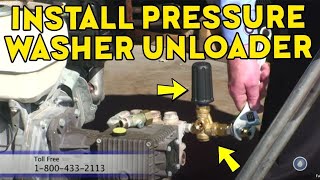 How to Test and Install A Pressure Washer Unloader with Larry Hinckley