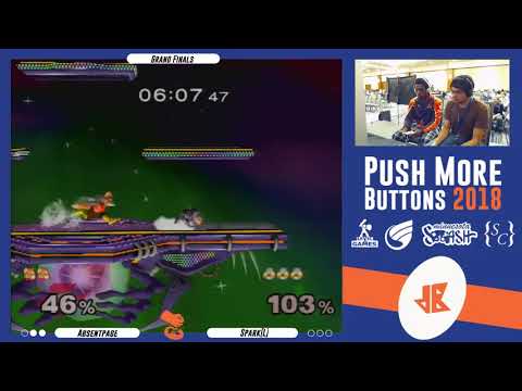 [Melee Singles GF] Absentpage(Fox)[W] vs Spark(Sheik) [Push More Buttons 2018]