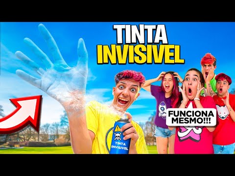 TESTAMOS A TINTA INVISÍVEL PROIBIDA !!! *Trolei todos