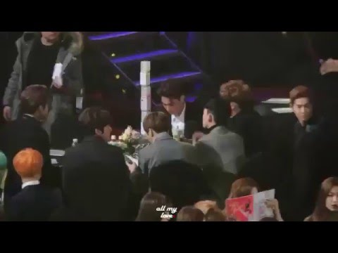 [160114] BTS Jimin & Red Velvet Seulgi Moment @ Seoul Music Awards