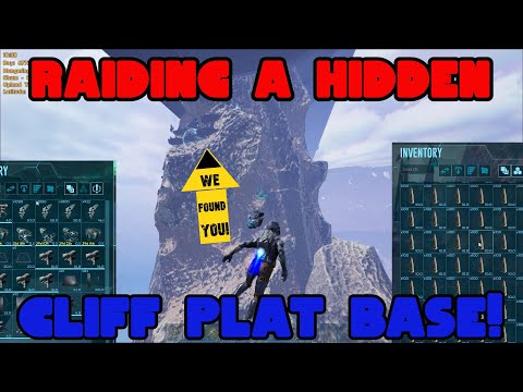 Raiding A Thick Hidden Cliff Plat Base For Juicy Loot! ep.20 - SMALL TRIBES - ARK 2022