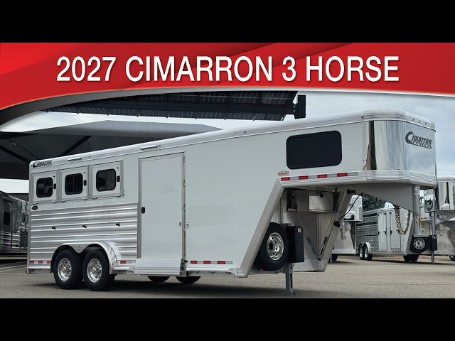 Preview image of 2027 Cimarron Norstar 3 Horse Gooseneck Separate Tack youtube video