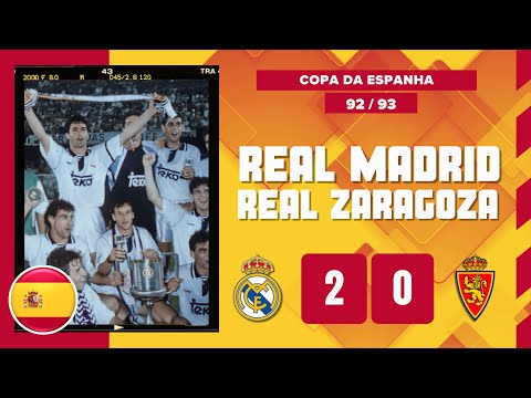 Real Madrid 2x0 Real Zaragoza (FINAL Copa del Rey 1992–93) #shorts