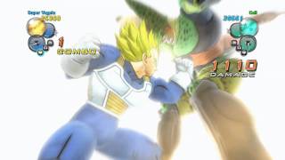 Vegeta vs Cell Gameplay