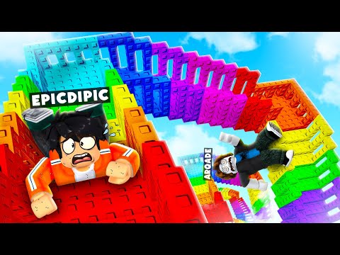 Climbing 2000 Stairs Challenge In Roblox !!