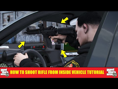 How To Shoot Rifle From Inside Vehicle | Installation Tutorial | #gta5mods
