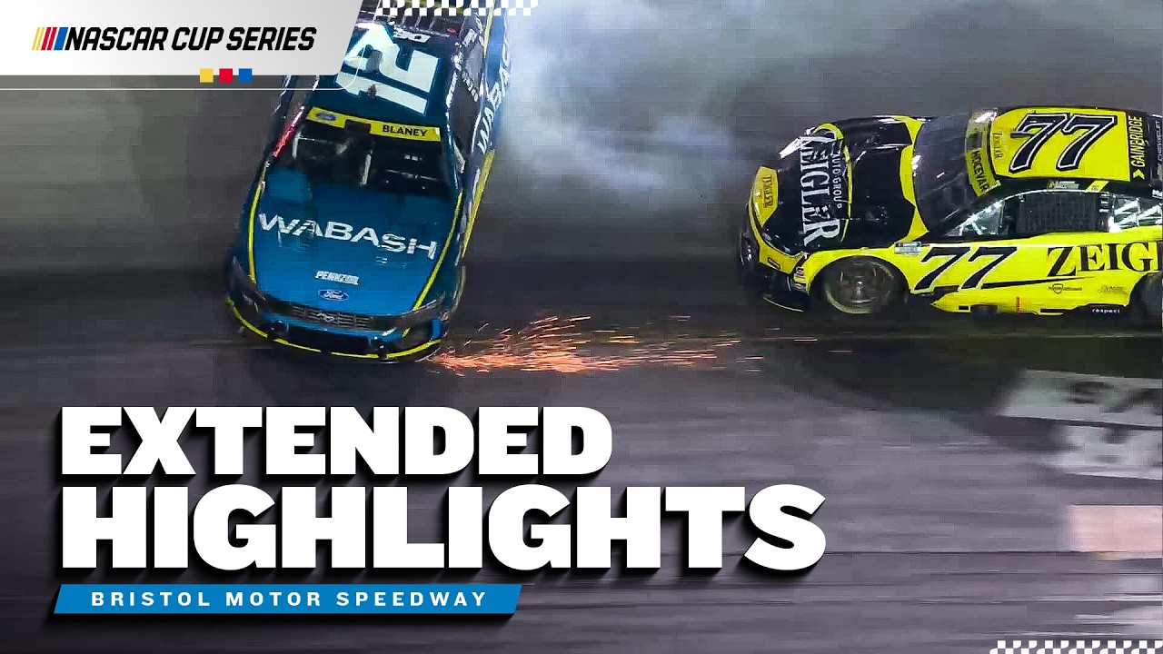 NASCAR Cup Series Highlights at Bristol Motor Speedway