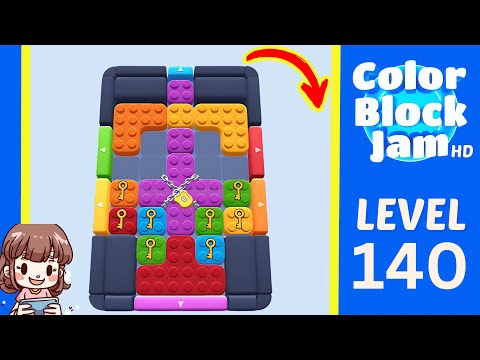 Color Block Jam Level 140 Solution Walkthrough