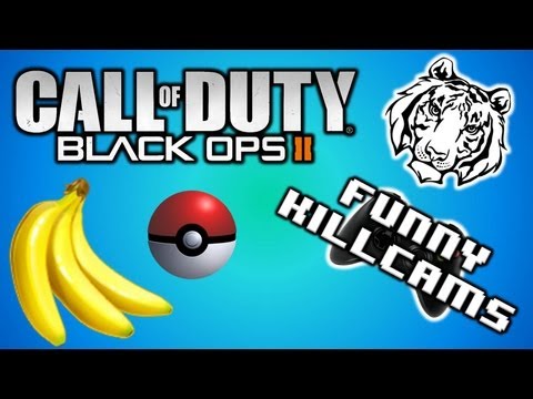 Black Ops 2 Funny Killcams 1 (Banana Slip, Pokeball, Fart Gun, Vanoss Retard Shot) Funny Kills