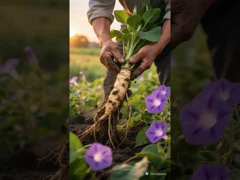 A Day of Doraji Harvesting: Summer Evening in Rural Korea 도라지 수확의 하루, 여름 저녁의 농촌 풍경
