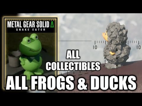 Metal Gear Solid Delta Snake Eater - ALL KEROTAN (Green Frog) & GA-KO (Yellow Duck) Collectibles