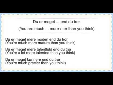 Learn Danish - 50 Happy Phrases! (Praise, compliments, thanking, gratitude, preferences, etc.)