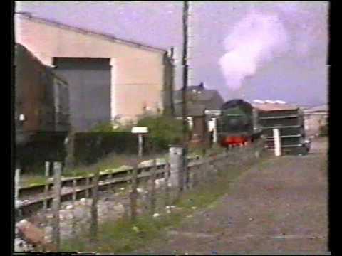 B N F L  NUMBER 1 AND LINDSAY ON THE SHUTTLE LINE STEAMTOWN CARNFORTH