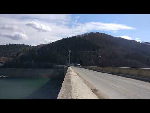 Vânt,pe Barajul BICAZ..