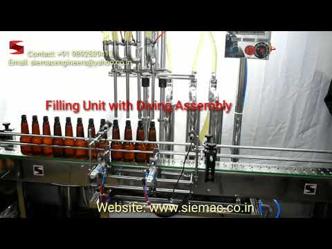 Automatic Bottle Filling And Capping Machine