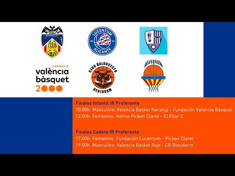 FINAL INFANTIL MASCULINO IR PREFERENTE Valencia Basket Naranja - Fundación Valencia Basket