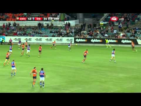 Round 4 AFL - GWS Giants v Western Bulldogs Highlights