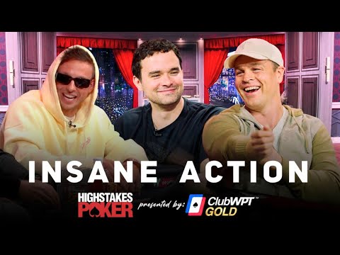 INSANE ACTION on High Stakes Poker LIVE with Alan Keating, Doug Polk & Andrew Robl!