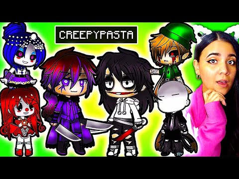 😈💜 The Afton Family Meets Creepypasta 😈💜 FNAF Gacha Life Mini Movie Reaction
