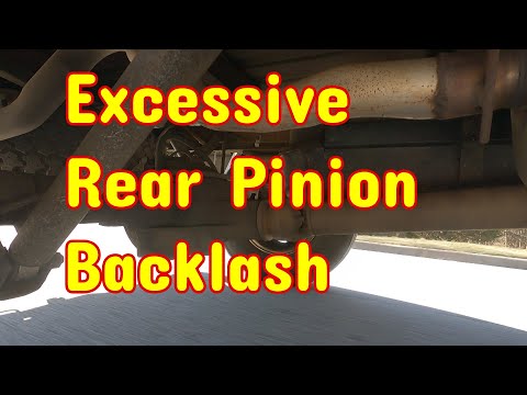 Excessive Rear Differential Pinion Backlash