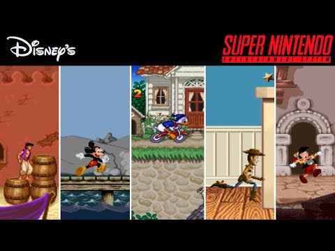 Disney Cartoon Games for SNES