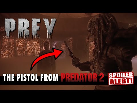 PREY ( 2022 ) : The Pistol from PREDATOR 2 ! *WARNING SPOILERS * Easter Egg's and Fun Facts